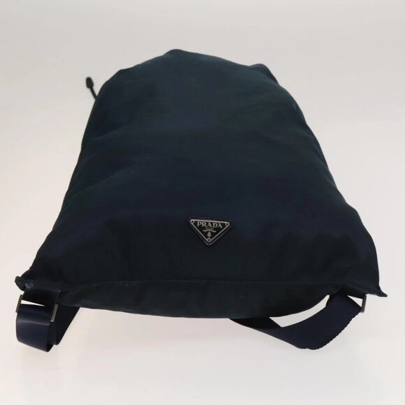 PRADA Backpack Nylon Blue Silver Auth bs26347 - Picture 6 of 15